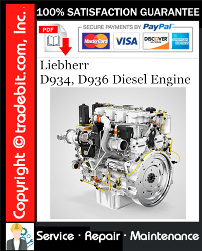 Product picture Liebherr D934, D936 Diesel Engine Service Repair Manual Download ★