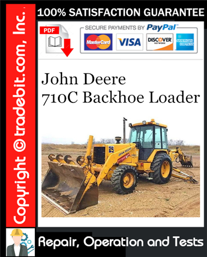 Product picture John Deere 710C Backhoe Loader Repair, Operation and Tests Technical Manual Download ★